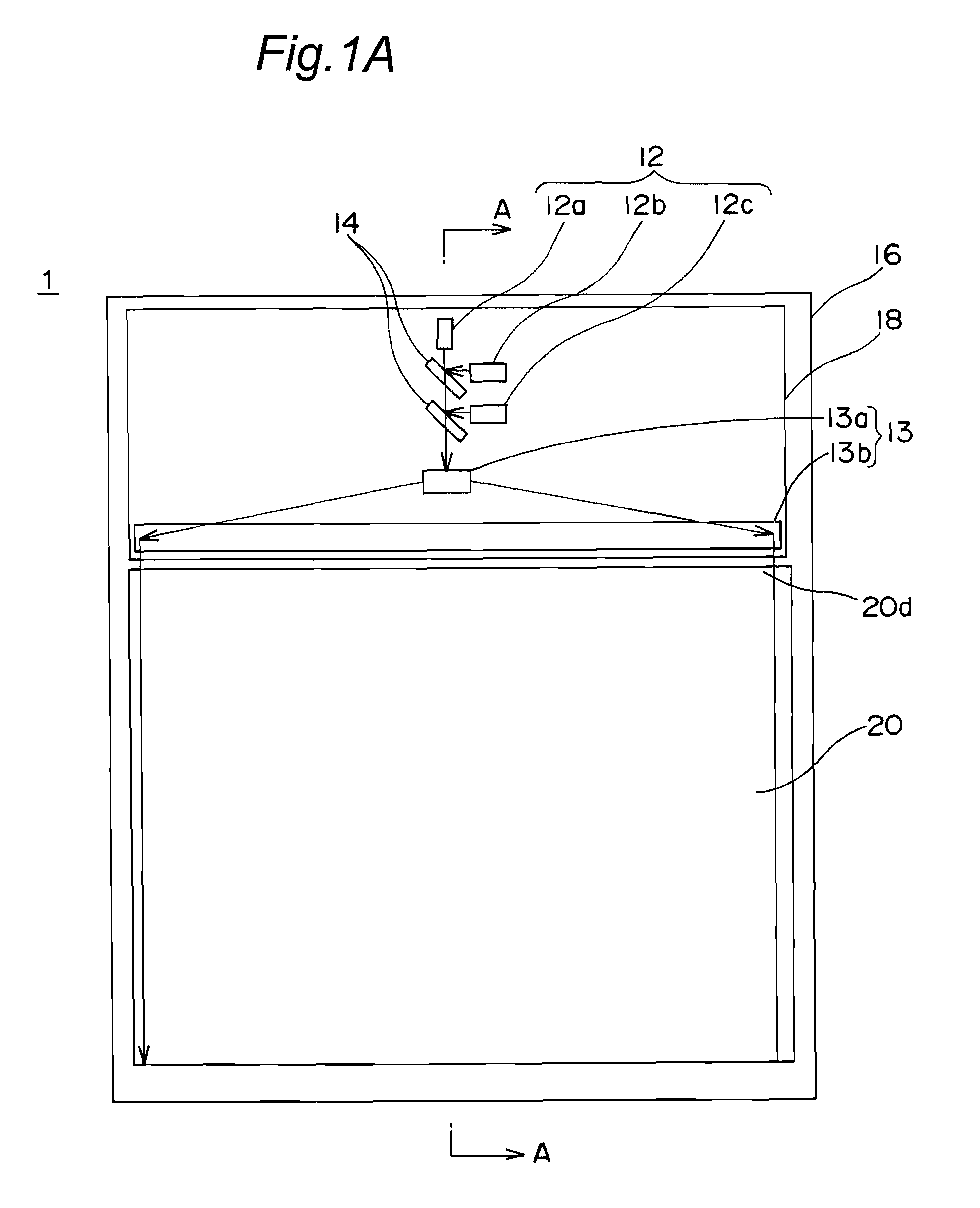 Planar lighting and LCD device with a laser light source emitting a linearly-polarized laser beam, optical member to parallelize the beam and a plate-shaped light guide for emitting part of the beam