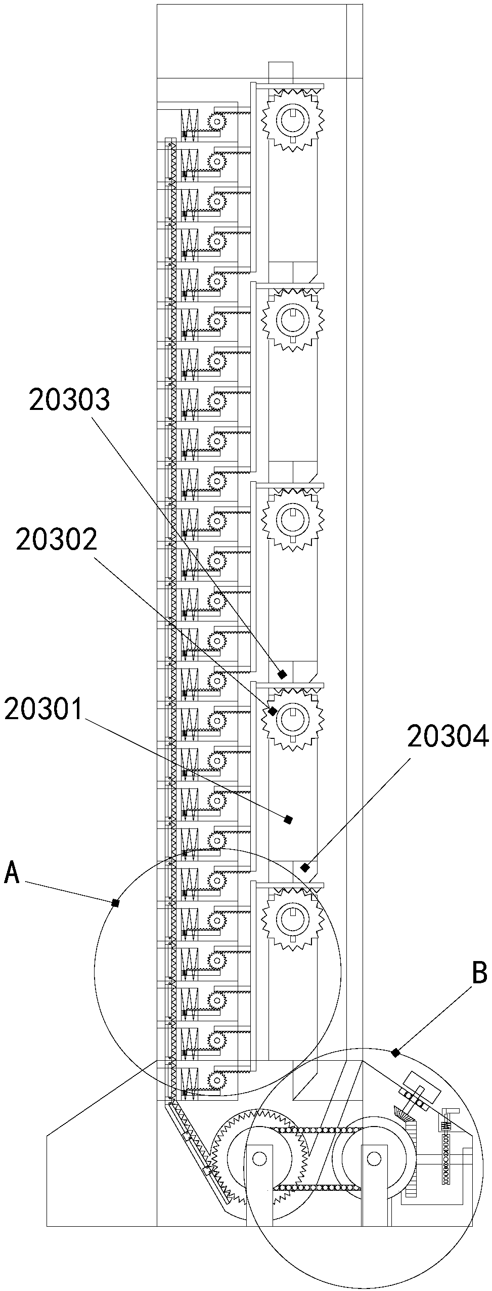 Intelligent field drainage device