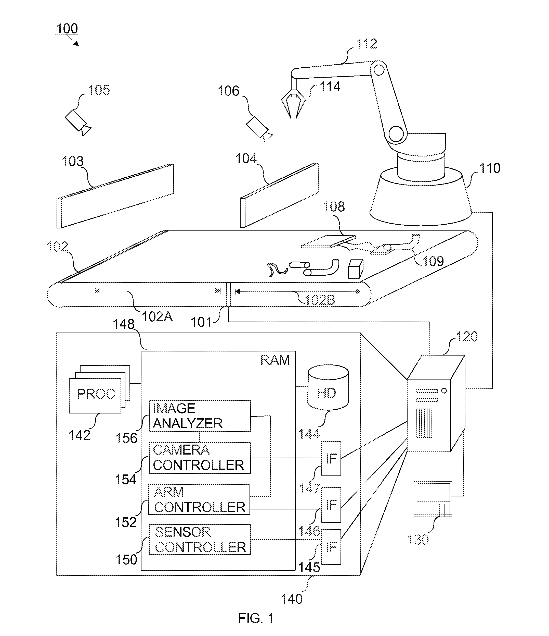 Method for invalidating sensor measurements after a picking action in a robot system