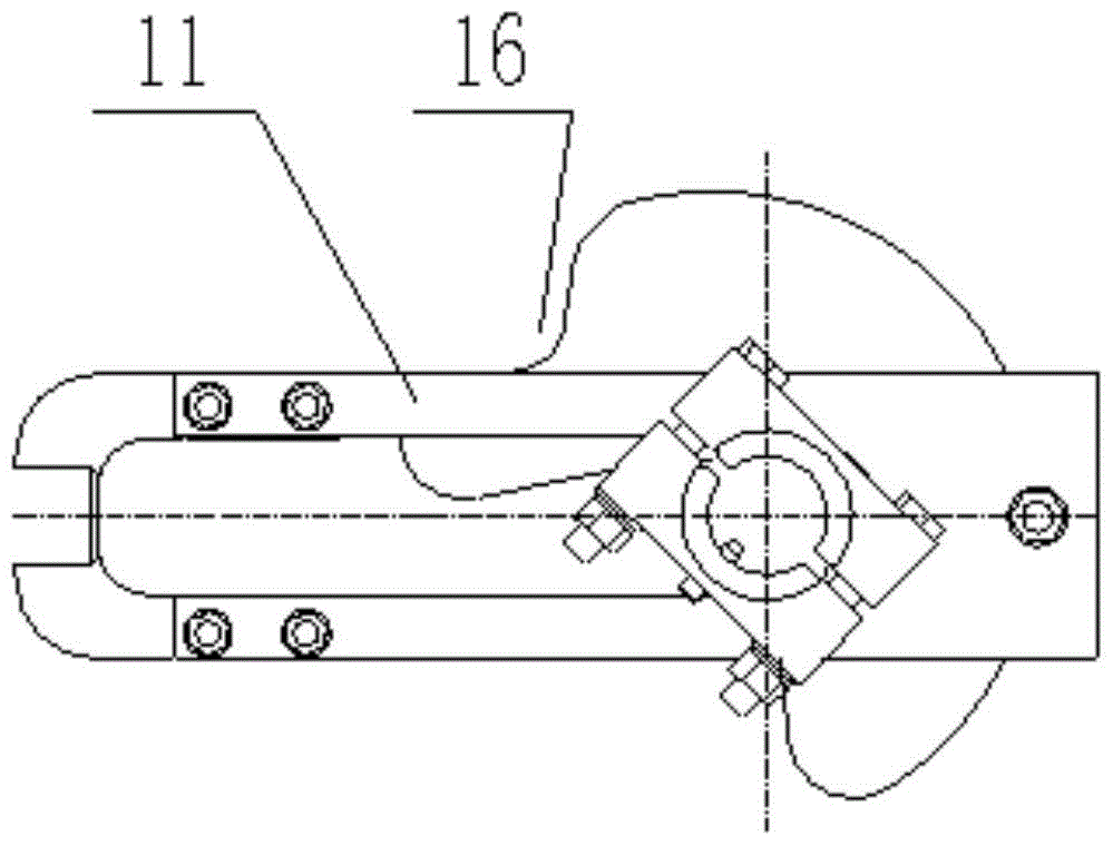 A mechanical interlock transmission device for isolating switch