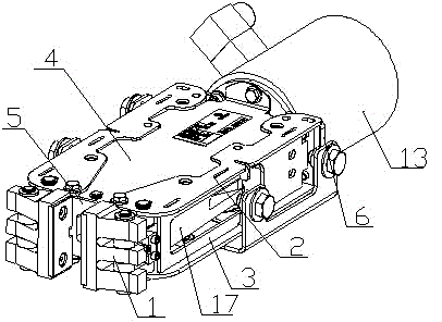 Mechanical elevator shock absorbing device