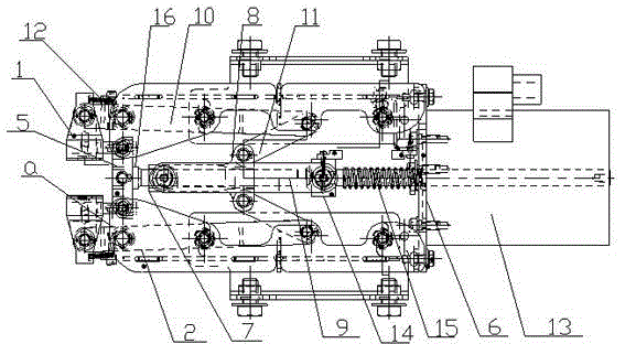 Mechanical elevator shock absorbing device