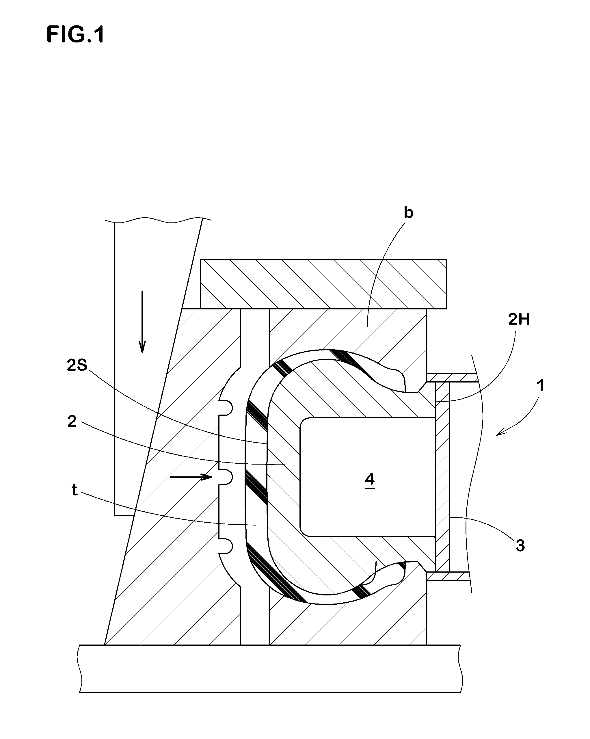 Rigid core for forming tire