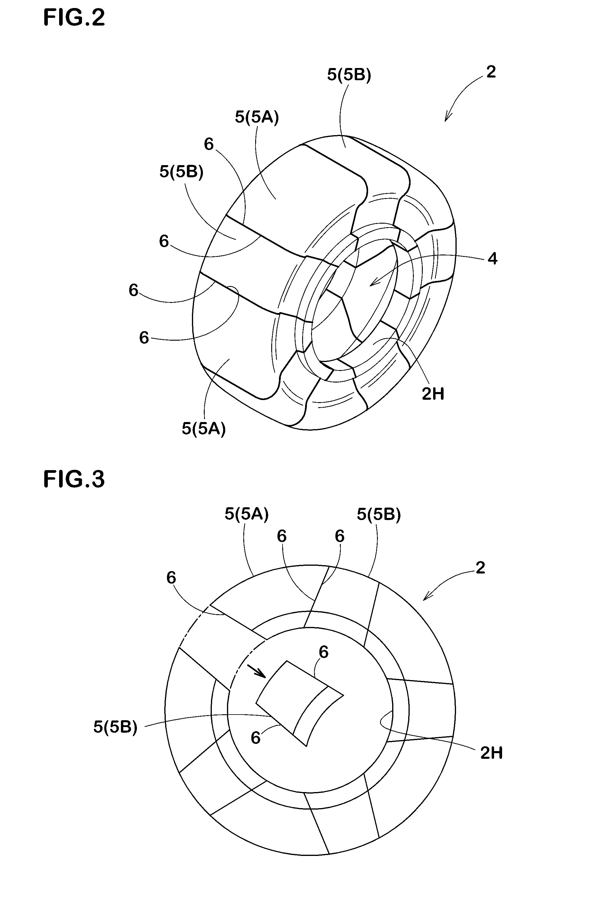 Rigid core for forming tire