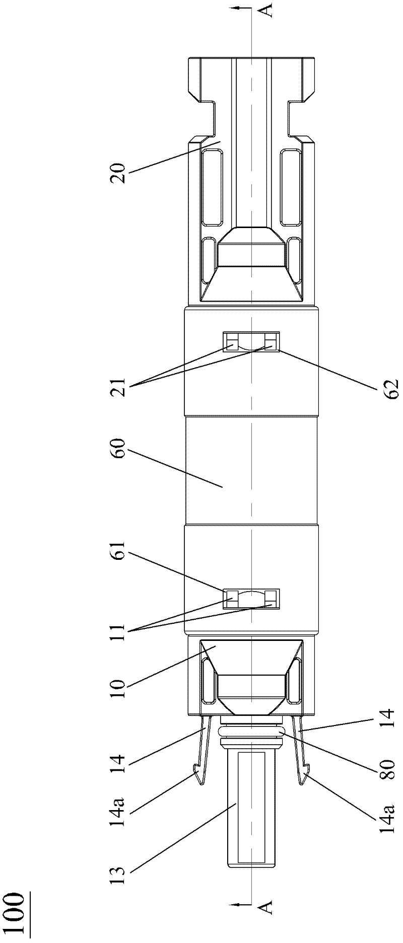 Fuse tube seat for solar photovoltaic power generation system