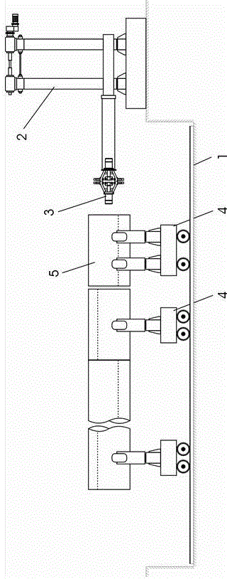 Pressure vessel barrel section assembling device