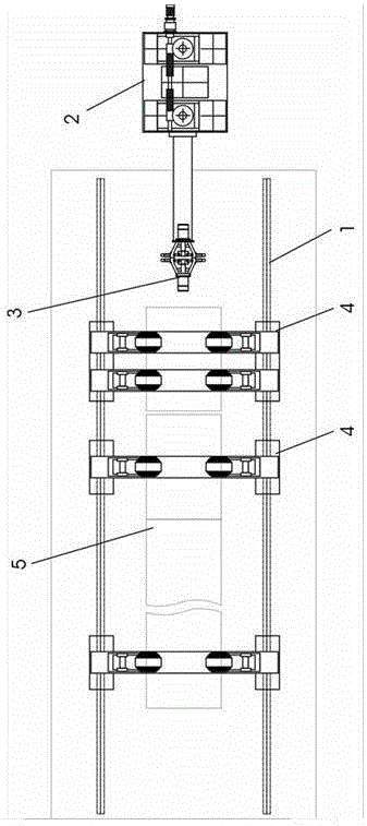 Pressure vessel barrel section assembling device