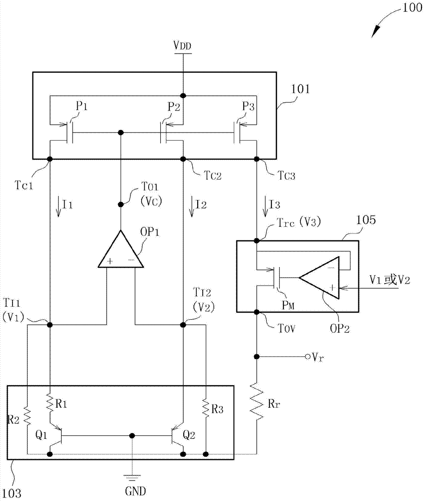 Bandgap reference voltage generating circuit