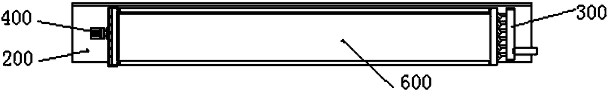 An installation structure of an evaporator and an overhead air conditioner for a vehicle