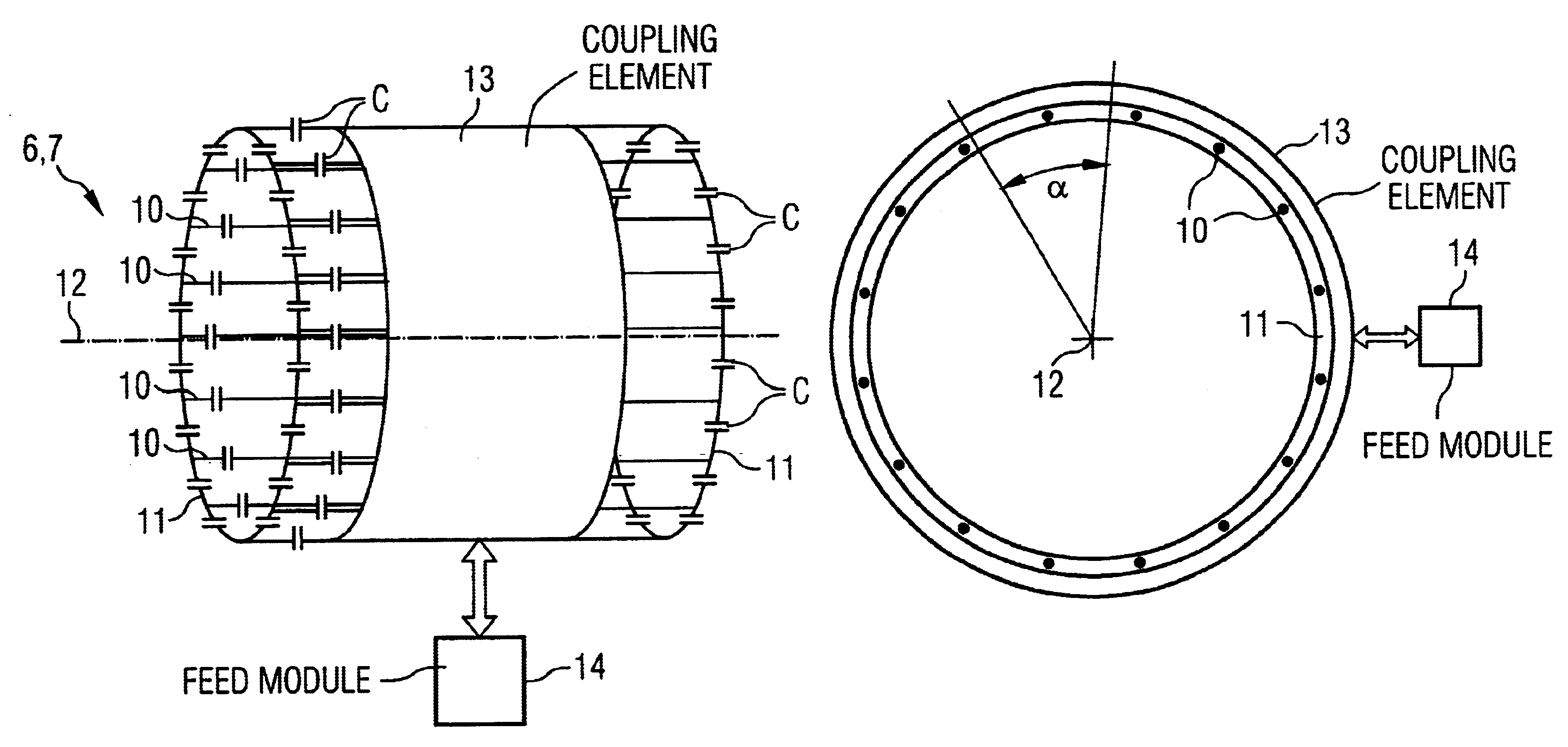 Radio-frequency antenna for a magnetic resonance system