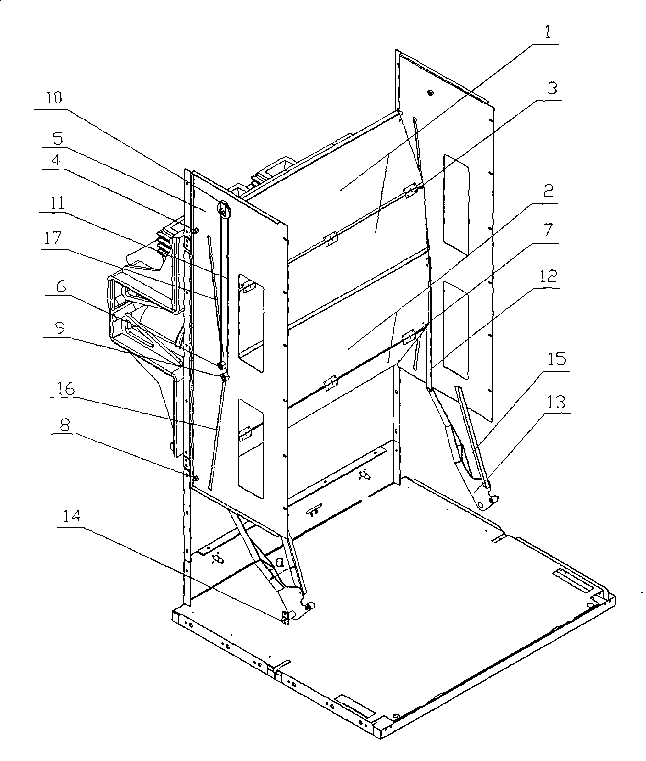 Valve mechanism for switch cabinet