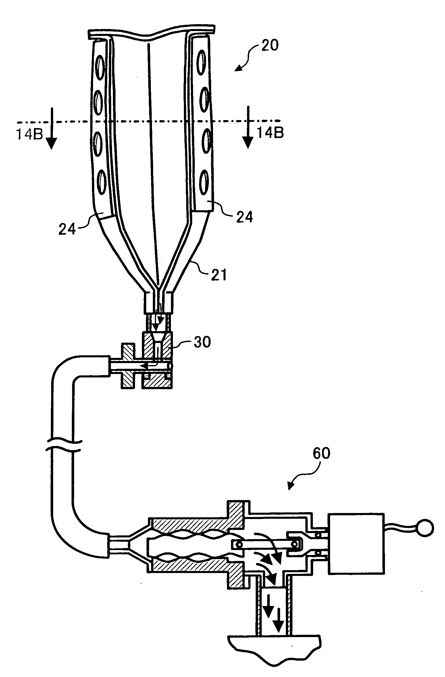 Apparatuses for image forming capable of effectively conveying developer therefrom and a method of effectively forming a reinforcing member adhering to the apparatuses