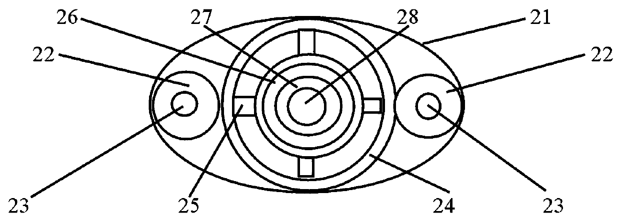 Vehicle differential speed reduction device for multi-motor control, differential mechanism and vehicle