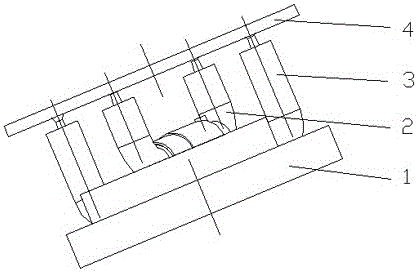 Flexible commutator for automobile rearview mirror