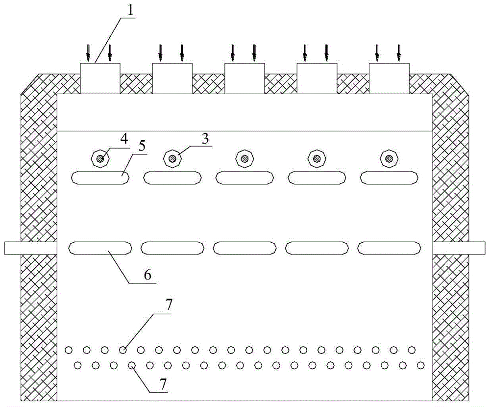 A device for producing acetylene by arc pyrolysis of pulverized coal