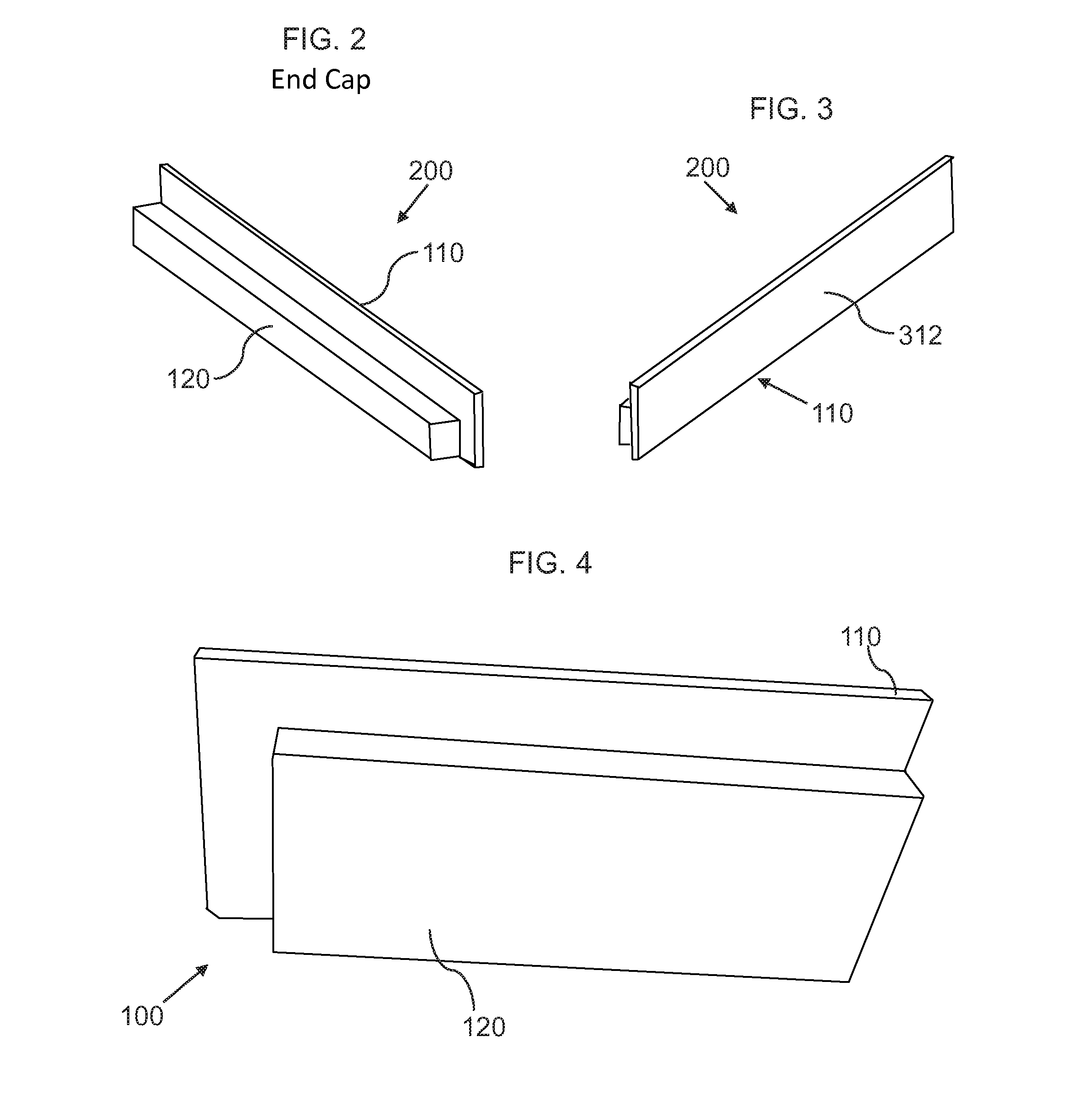 End-cap system and device for use with countertops