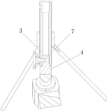 A device for quickly replacing the damaged tooth seat of the cutting head with high precision on site