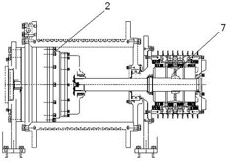 A free-fall winch braking device applied to a dynamic compaction machine