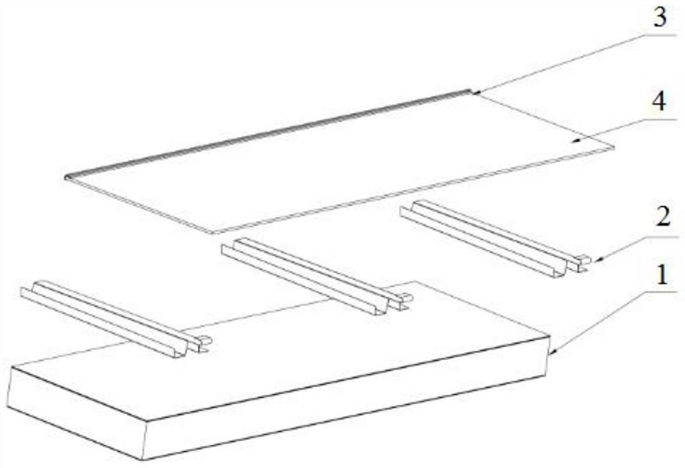 Curved-surface colored and modular prefabricated power generation building material and manufacturing method