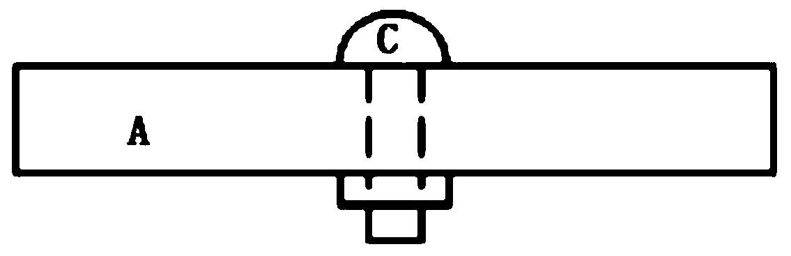 Galvanic corrosion evaluation method for dissimilar metal plate mechanical connection structure in automobile