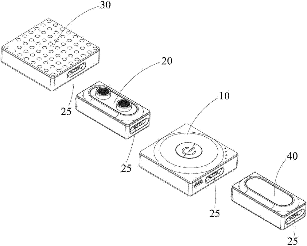 Electronic building block system