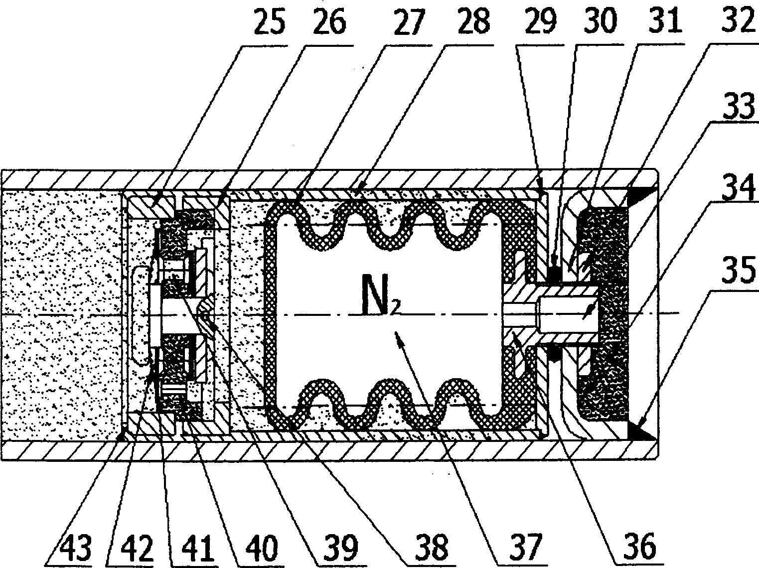 Magnetorheological suspensions damping device for automobile suspension system