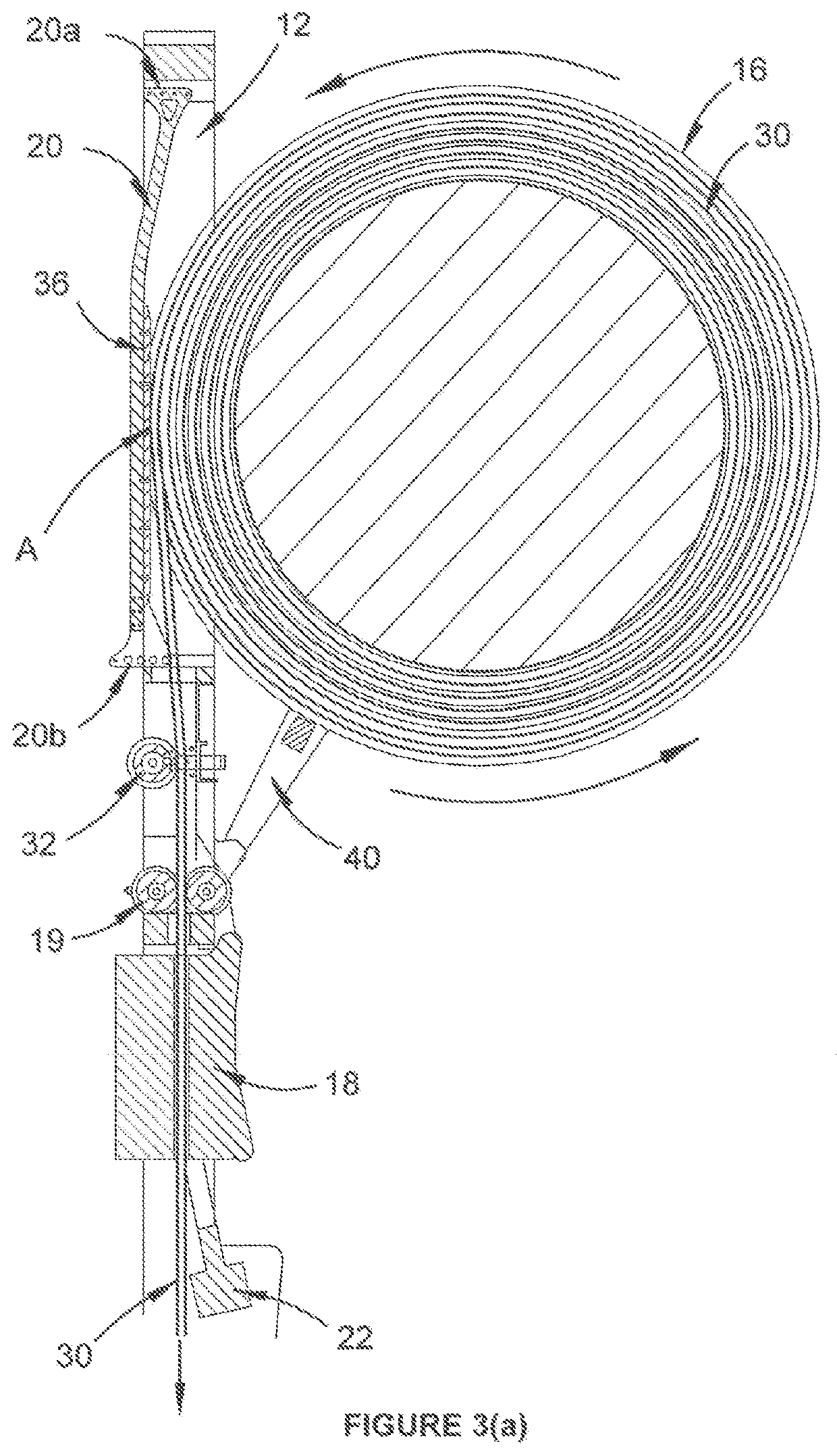 Rotary drill head for coiled tubing drilling apparatus