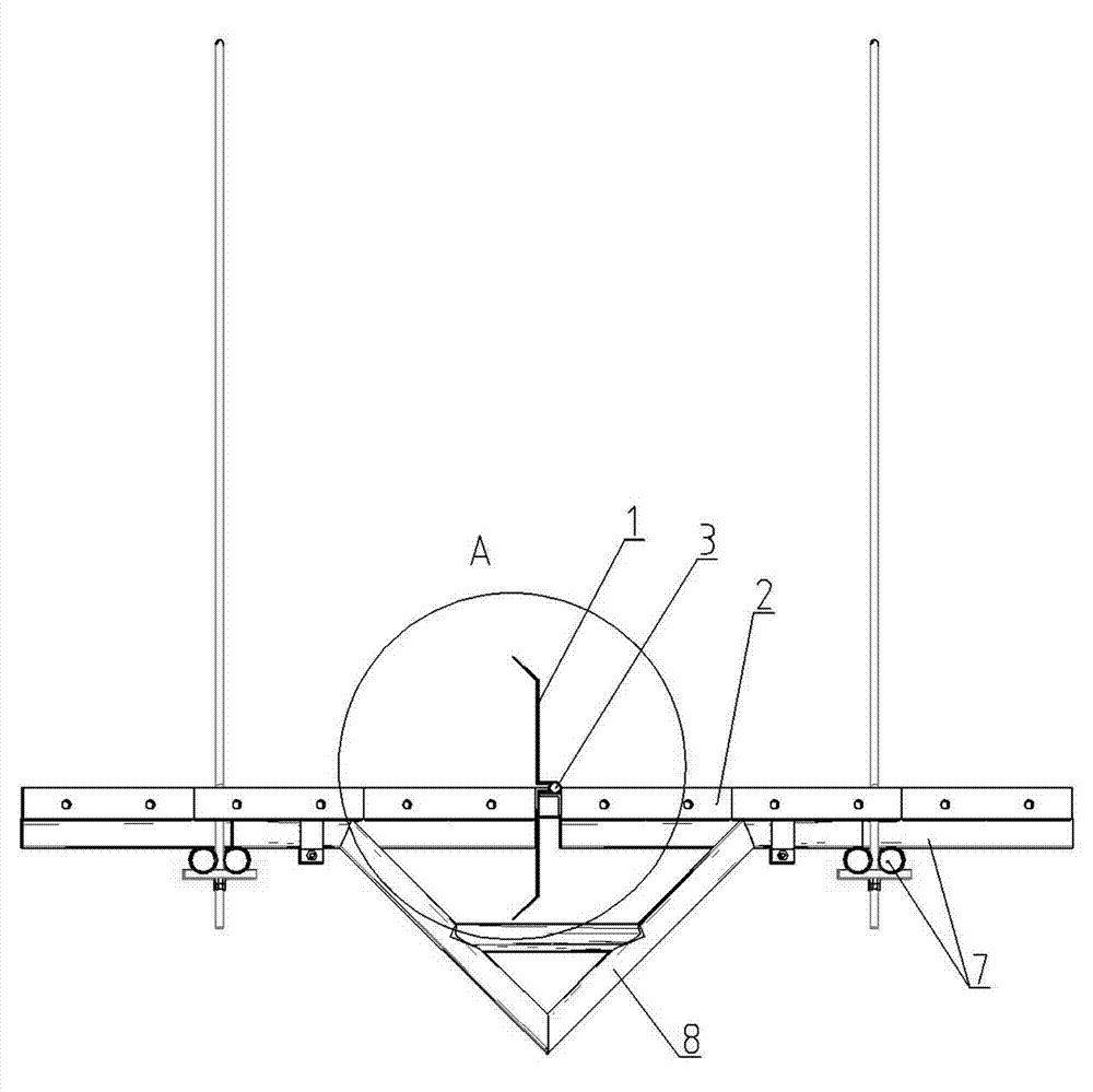 Multi-shaft door frame forming device