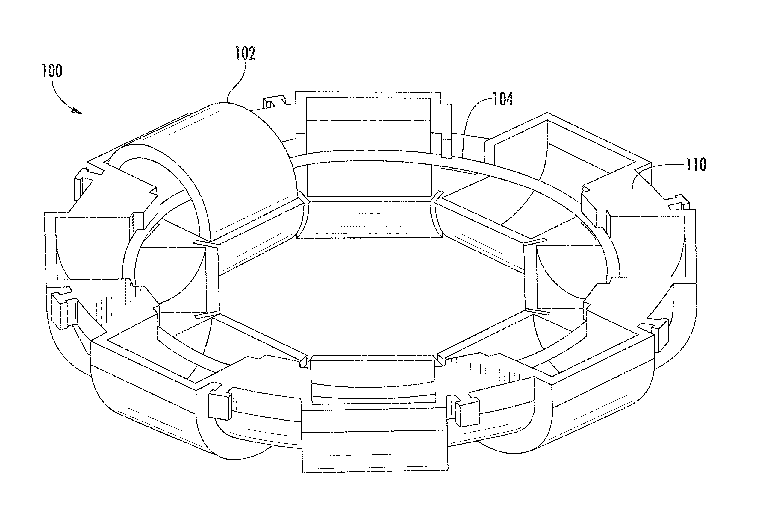 Current sensing inductive devices with integrated bus bar