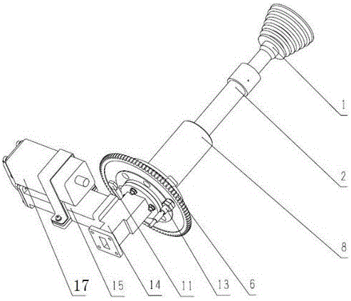 Vehicle-mounted communication-in-motion polarized tracking adjusting apparatus