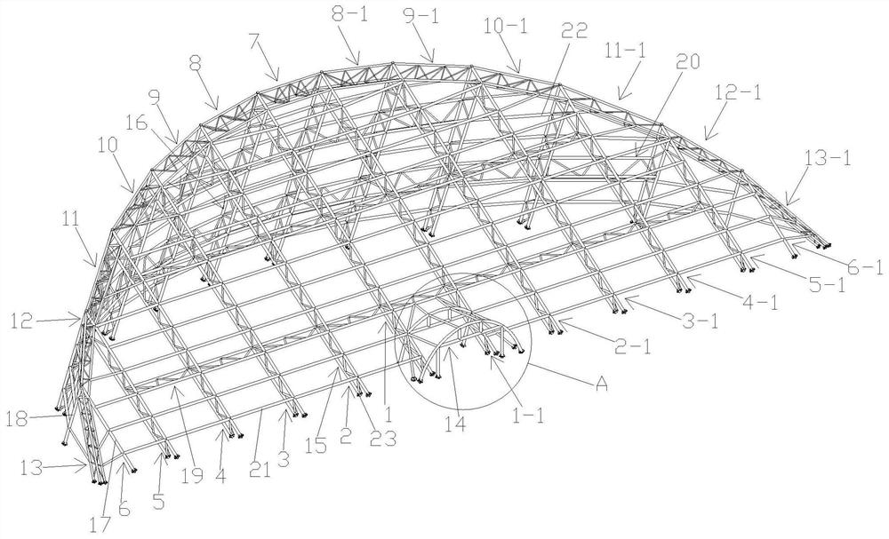 A Construction Method for Asymmetric Curtain Wall Structure of Greenhouse Pavilion