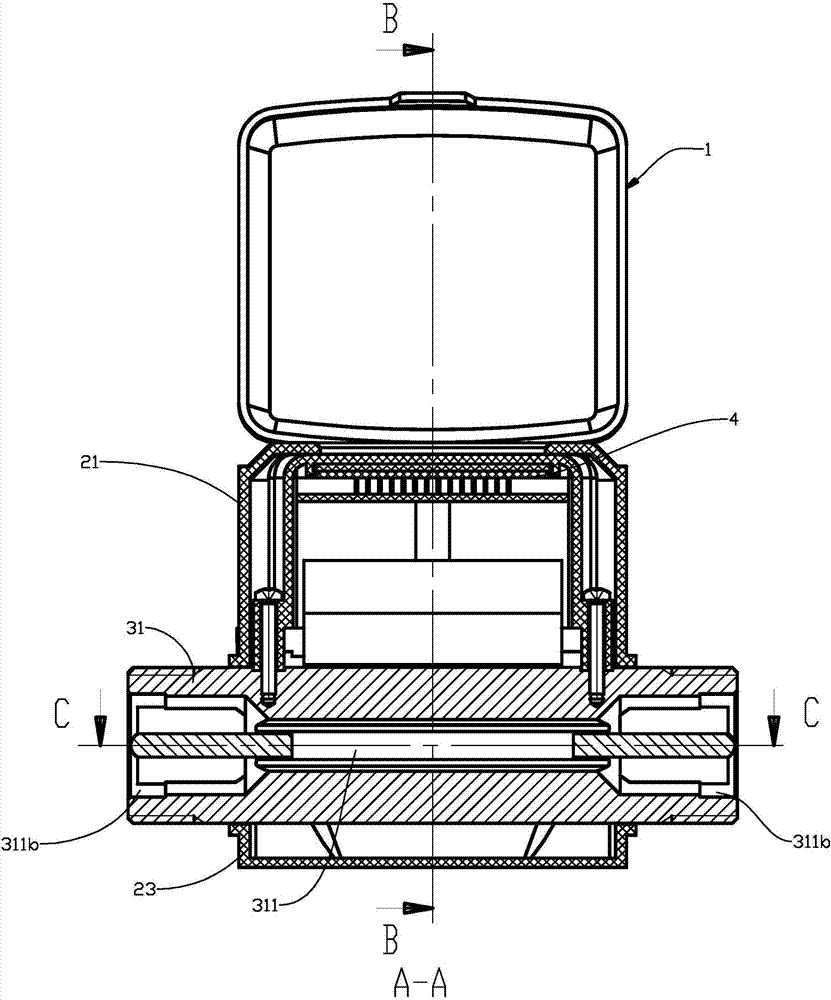 Small-bore ultrasonic water meter