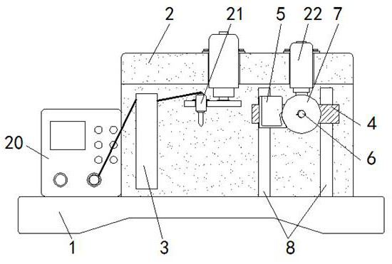 Welding equipment for repairing cracks of automobile engine parts