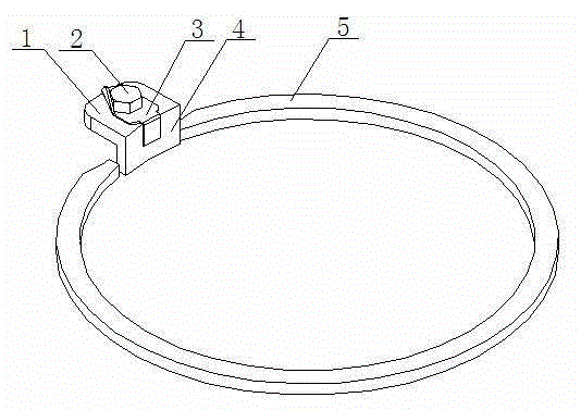 Check ring component for cross axle type universal coupling