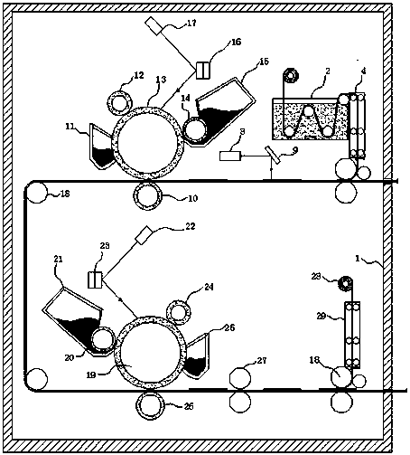 3D laser anti-counterfeit label jet printing device and method