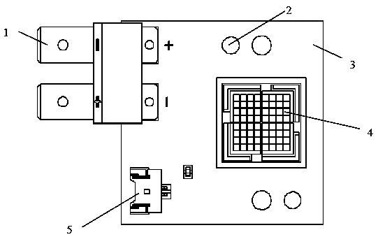 LED modules powered by multiple welding legs