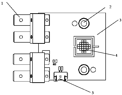 LED modules powered by multiple welding legs