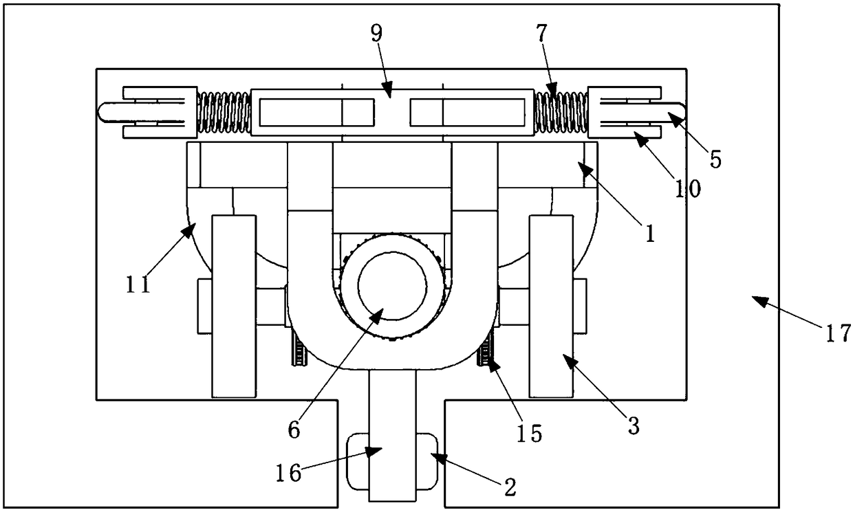 A suspension monorail train radial bogie