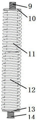 Buffering and damping mechanism of walking aid wheelchair