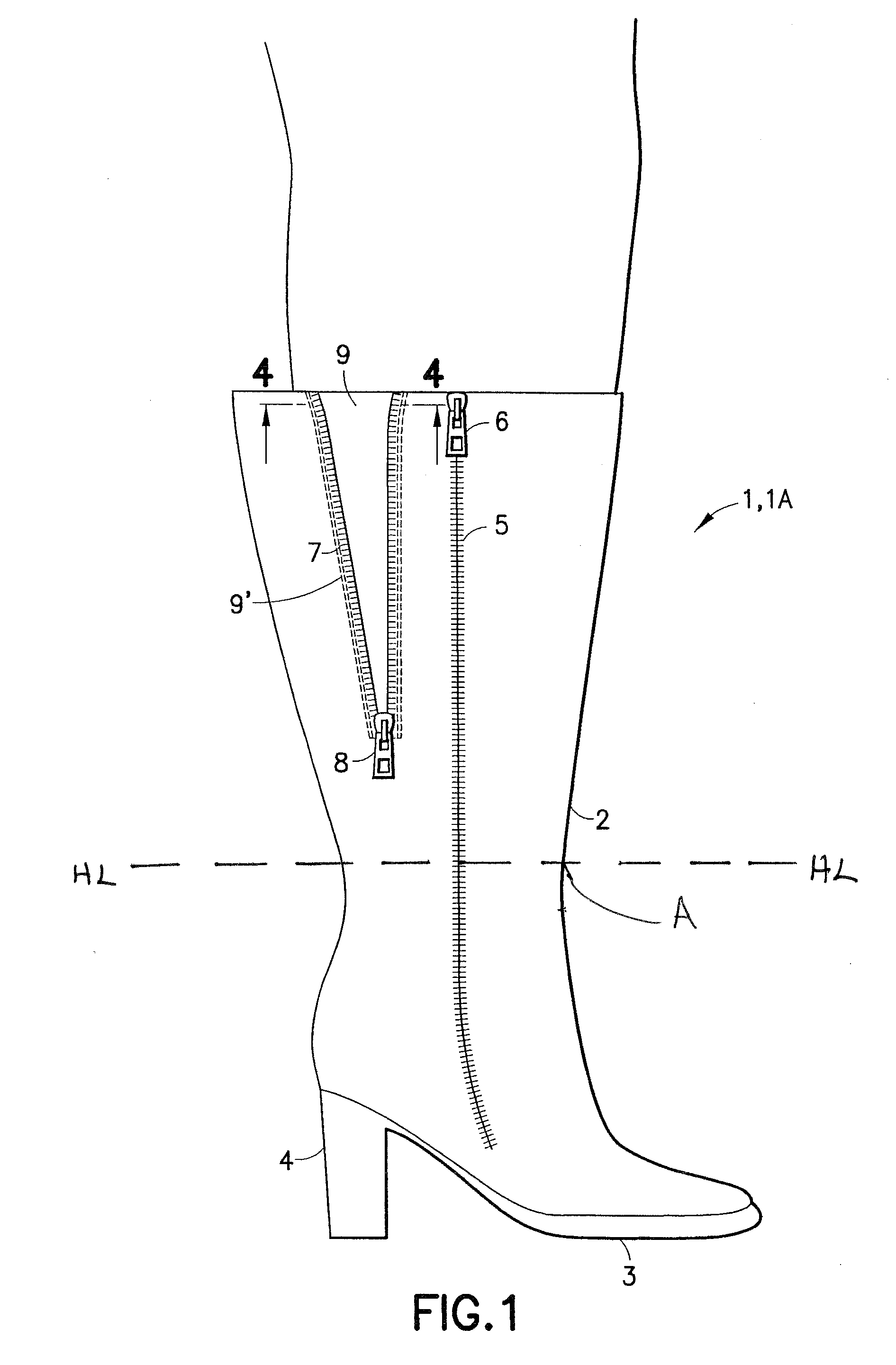 Dual zipper boot construction method and system