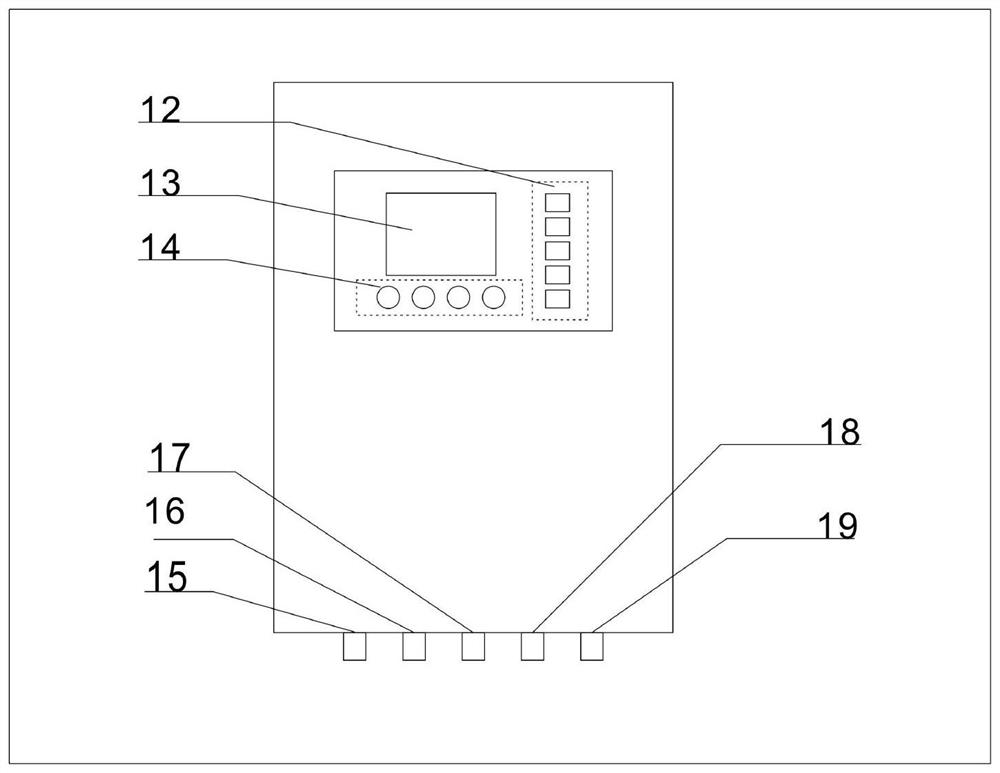 Ultraviolet strip steel pinhole detector grafting system and matched LED light source