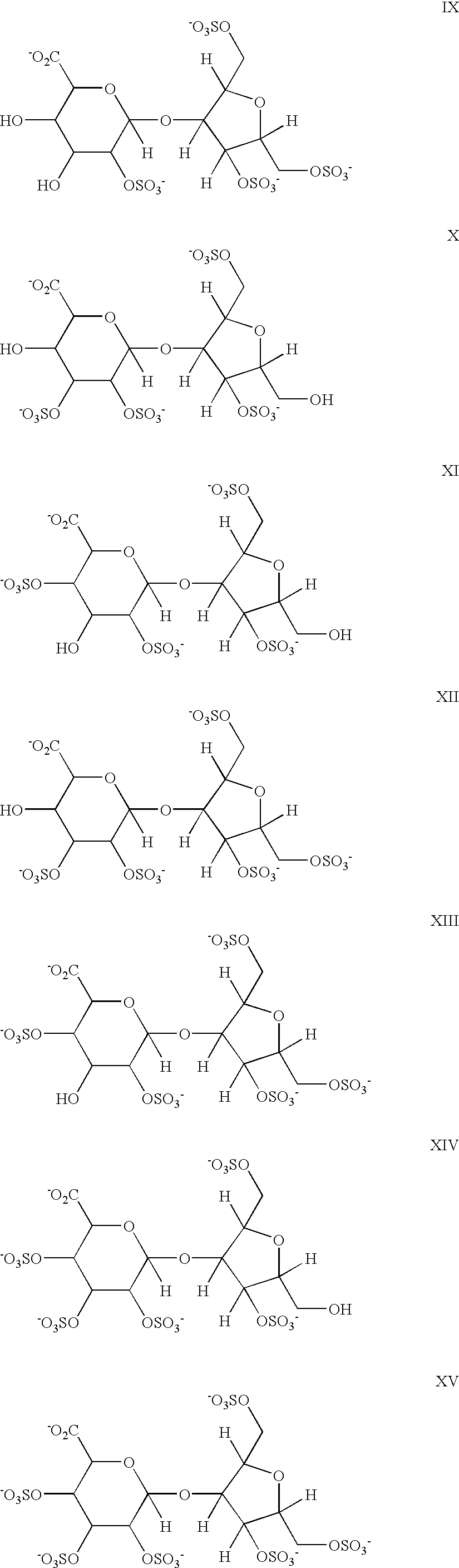 Hypersulfated disaccharides and methods of using the same for the treatment of inflammations