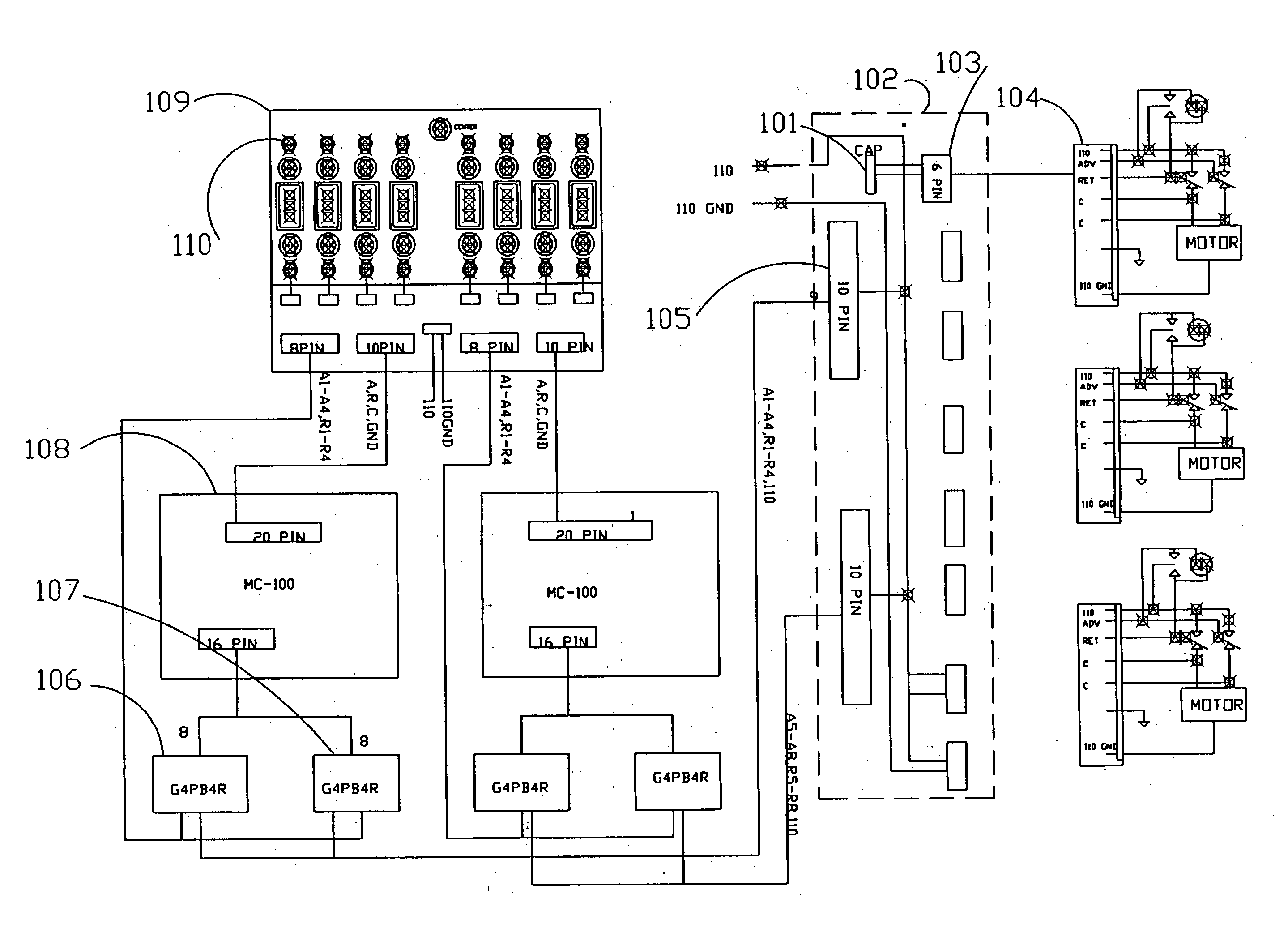 Multiple motor position control