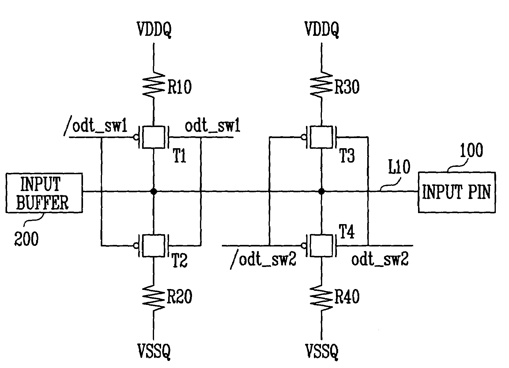 On die termination circuit