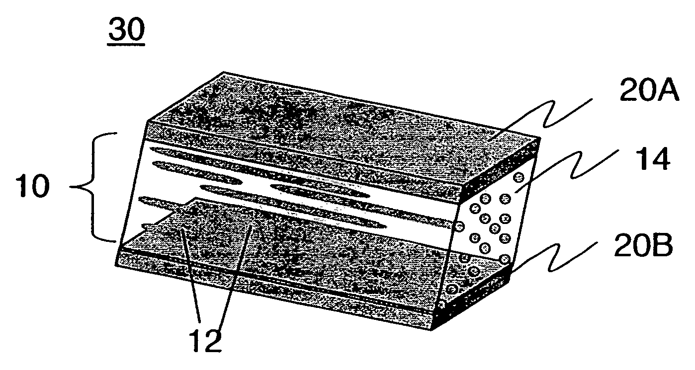 Diffusely-reflecting polarizer having nearly isotropic continuous phase