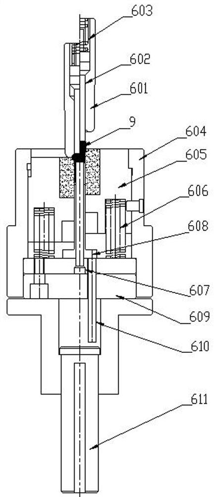 Cold forming multi-station die for hollow rivet rivet