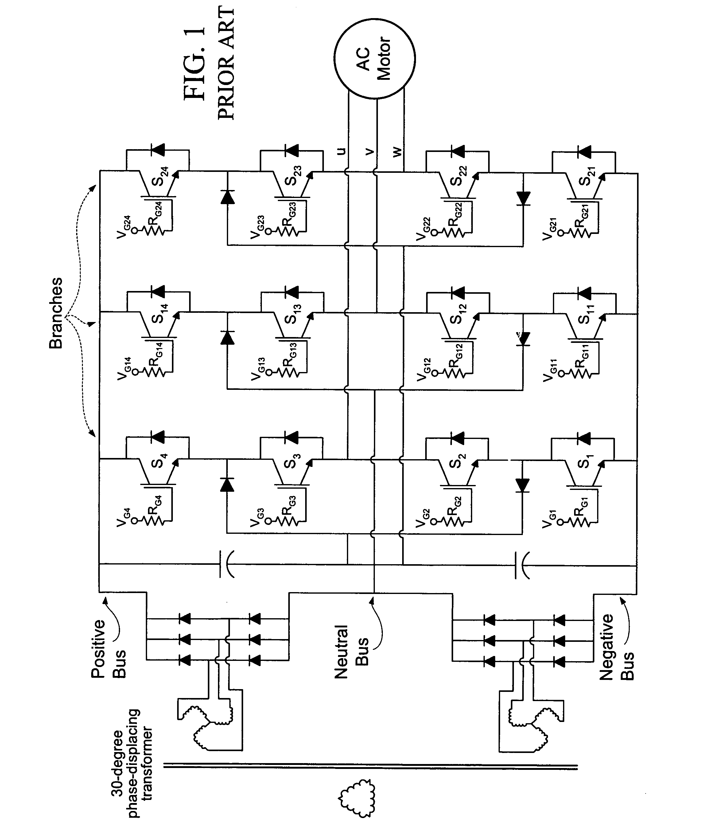 Inverter bridge controller implementing short-circuit protection scheme