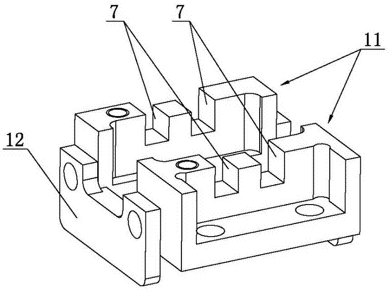 Vertical element single-cylinder entire foot machine