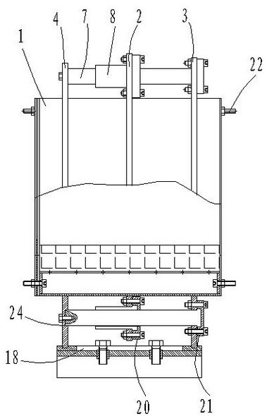 Internal shaping cooling device for PVC biaxial oriented pipe