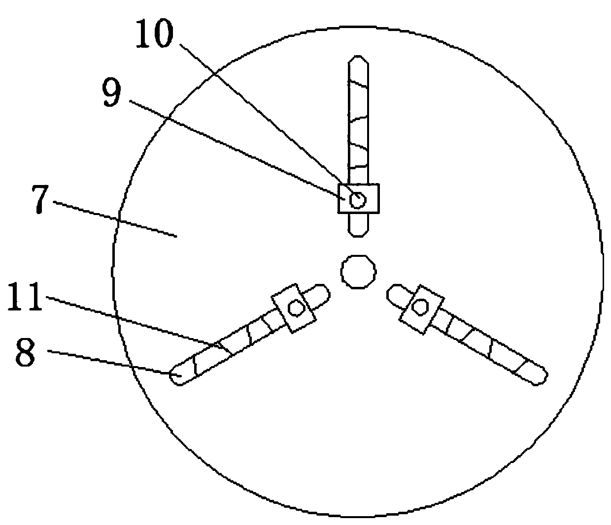 Clamping device for spring brush welding